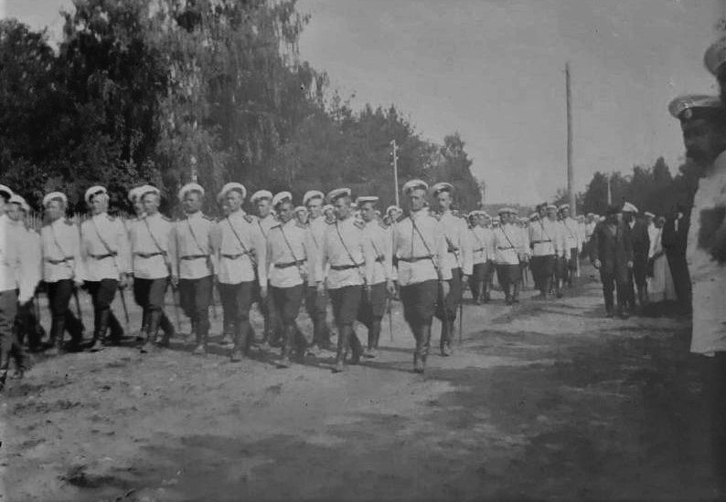 Церковный парад Гвардейской артиллерии 1902